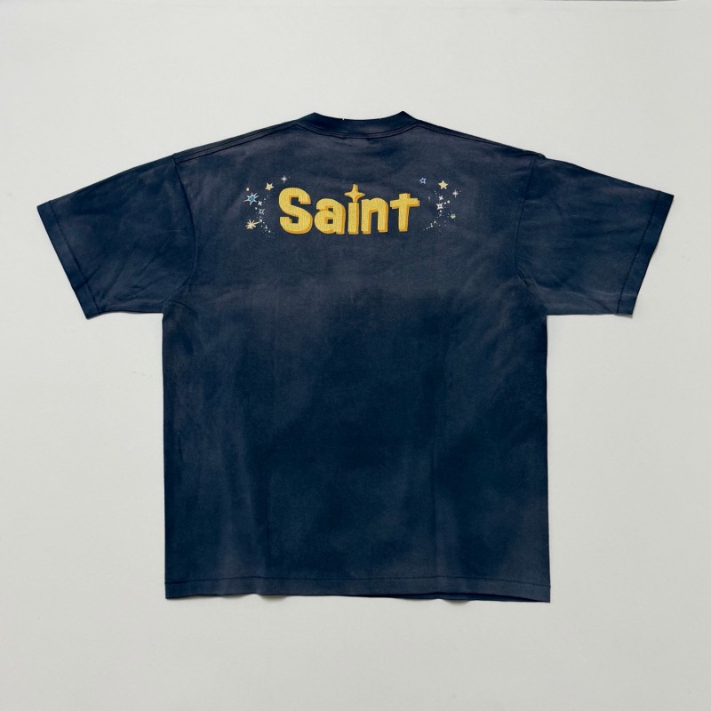 セント マイケル&times;DISNEYメンズ レディース 半袖Tシャツ