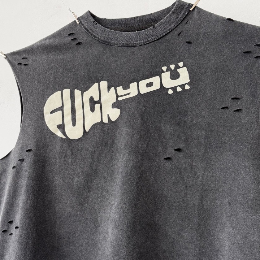 FUCK U ROCK &amp;ROLLメンズ タンクトップ