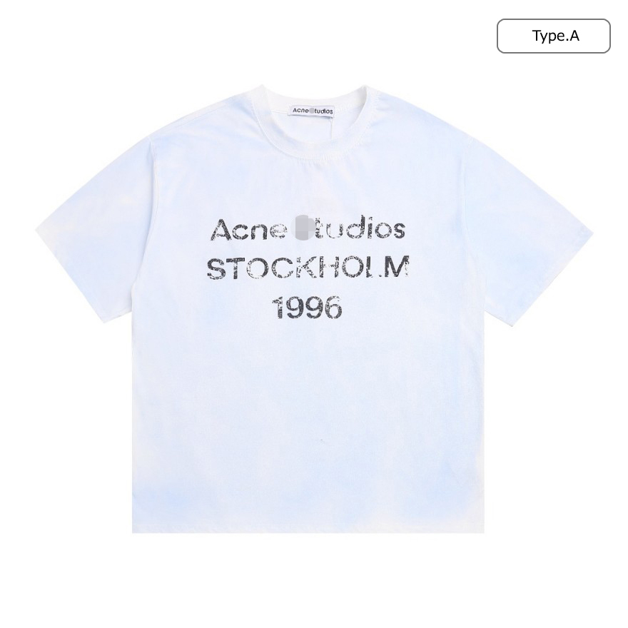 アクネ ストゥディオズメンズ レディース 半袖Tシャツ