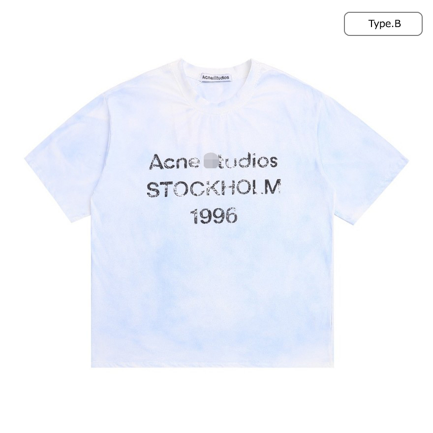 アクネ ストゥディオズメンズ レディース 半袖Tシャツ