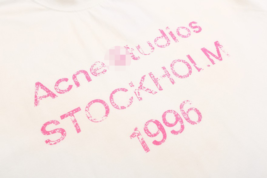 アクネ ストゥディオズメンズ レディース 半袖Tシャツ