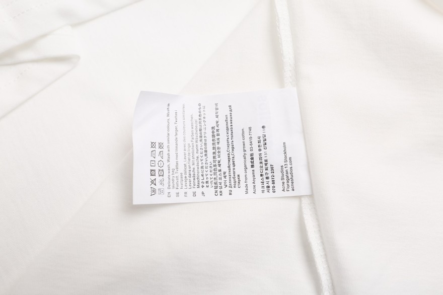 アクネ ストゥディオズメンズ レディース 半袖Tシャツ