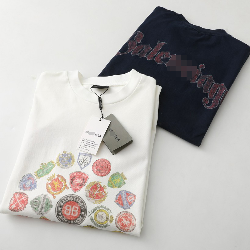 バレンシアガメンズ レディース 半袖Tシャツ