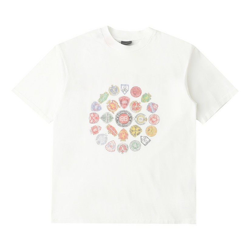 バレンシアガメンズ レディース 半袖Tシャツ
