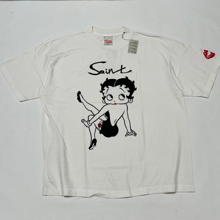 セント マイケル &times; BETTY BOOP BTYメンズ レディース 半袖Tシャツ