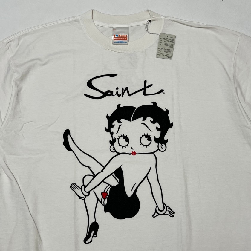 セント マイケル &times; BETTY BOOP BTYメンズ レディース 半袖Tシャツ
