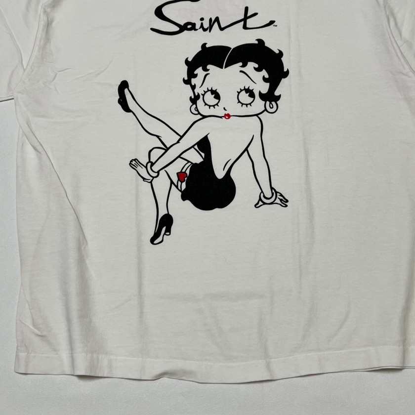 セント マイケル &times; BETTY BOOP BTYメンズ レディース 半袖Tシャツ