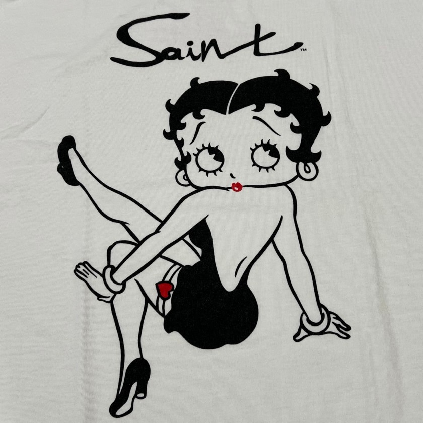 セント マイケル &times; BETTY BOOP BTYメンズ レディース 半袖Tシャツ