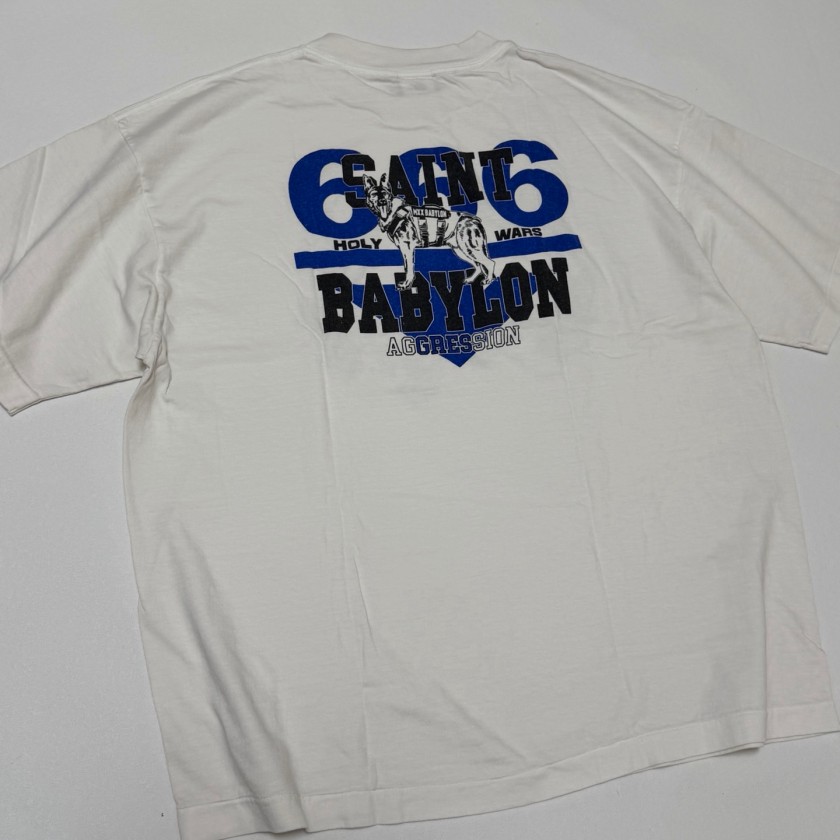 セント マイケル &times; BABYLON BBLN メンズ レディース 半袖Tシャツ
