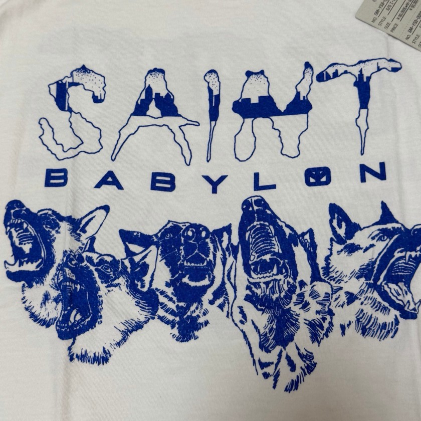 セント マイケル &times; BABYLON BBLN メンズ レディース 半袖Tシャツ