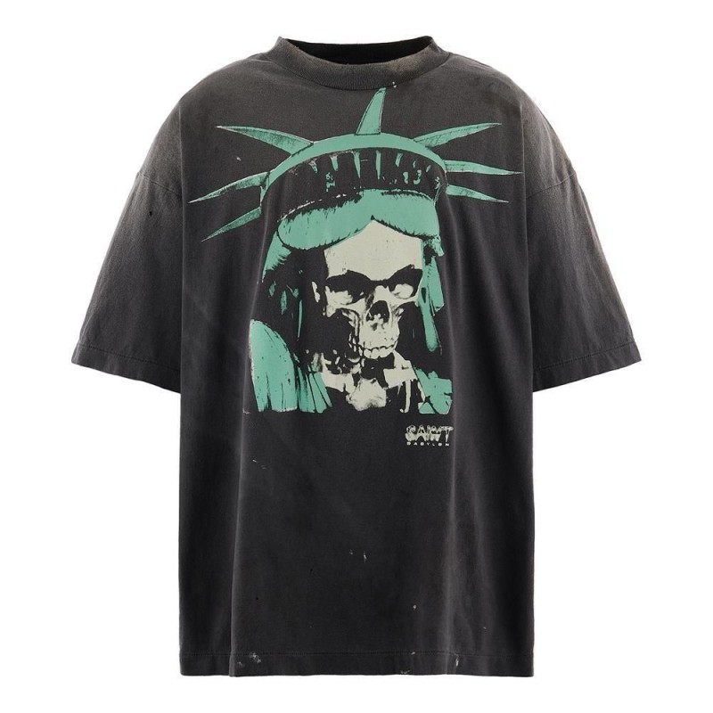 セント マイケル メンズ レディース 半袖Tシャツ