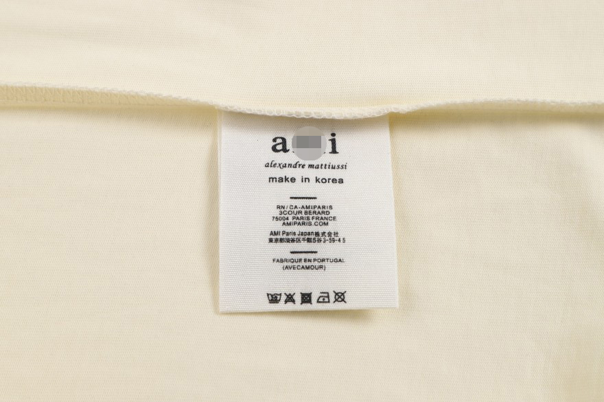 アミ  メンズ レディース 半袖Tシャツ
