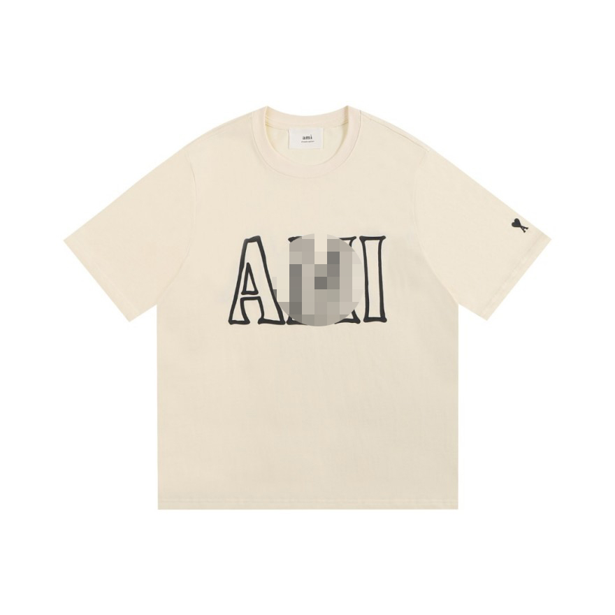 アミ  メンズ レディース 半袖Tシャツ