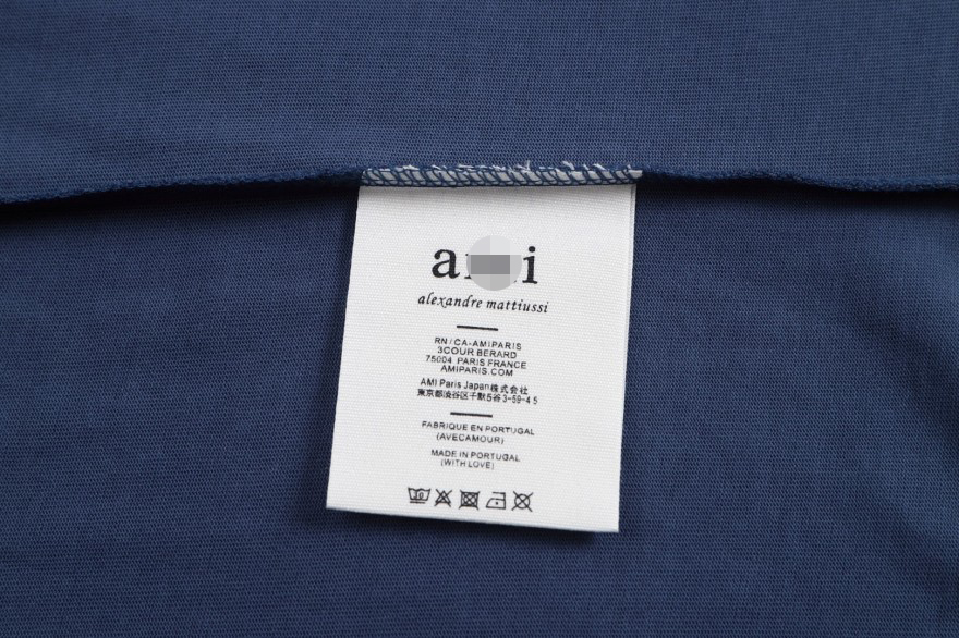 アミ  メンズ レディース 半袖Tシャツ