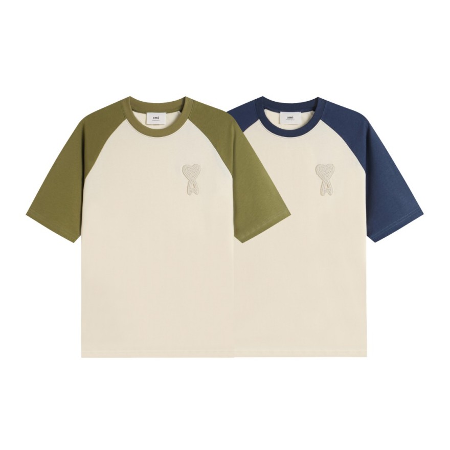 アミ  メンズ レディース 半袖Tシャツ