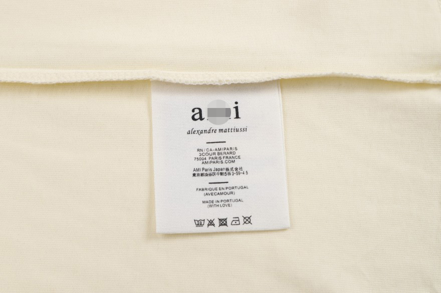 アミ  メンズ レディース 半袖Tシャツ