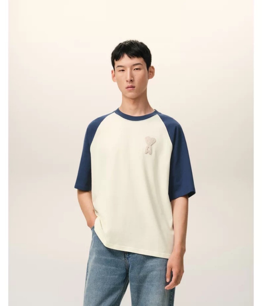 アミ  メンズ レディース 半袖Tシャツ