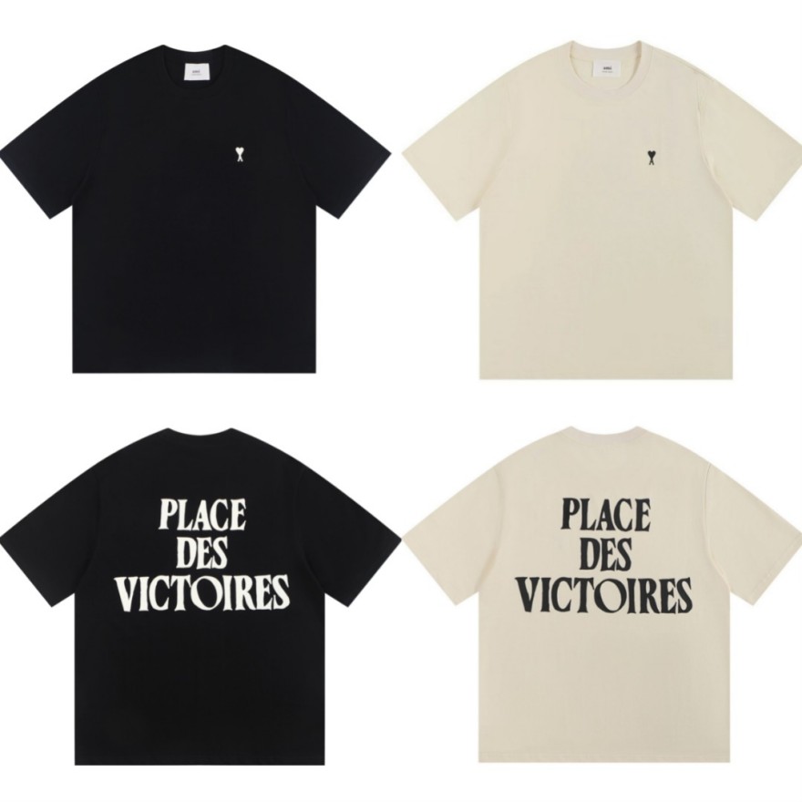 アミ  メンズ レディース 半袖Tシャツ