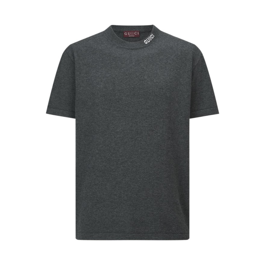 グッチ メンズ レディース　ニット 半袖Tシャツ