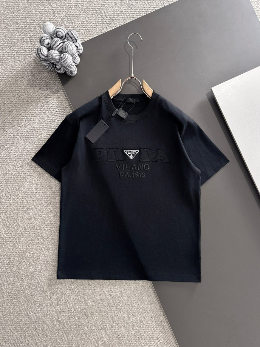 プラダタイプメンズ レディース 半袖Tシャツ