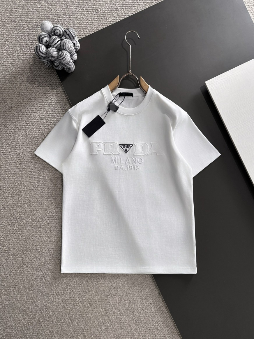 プラダタイプメンズ レディース 半袖Tシャツ