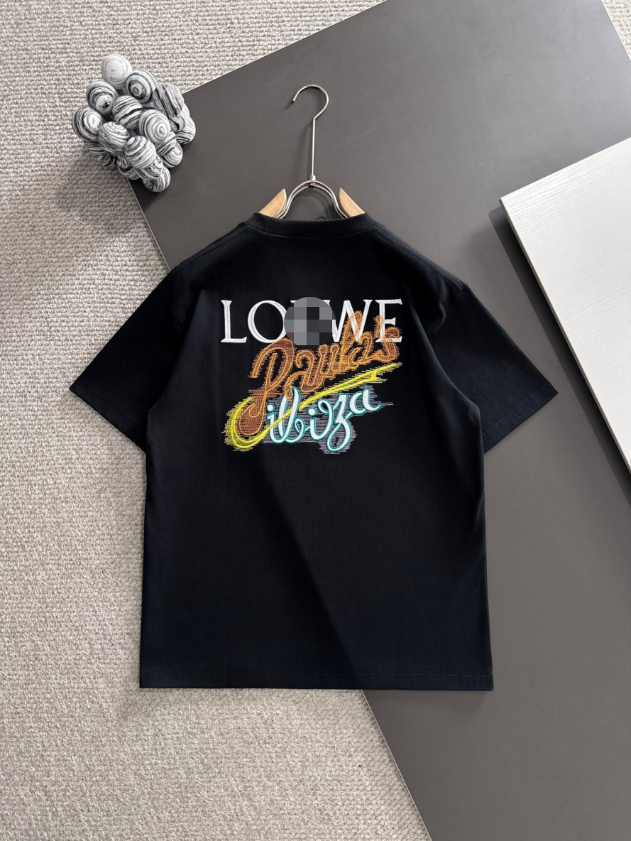 ロエベ メンズ レディース 半袖Tシャツ