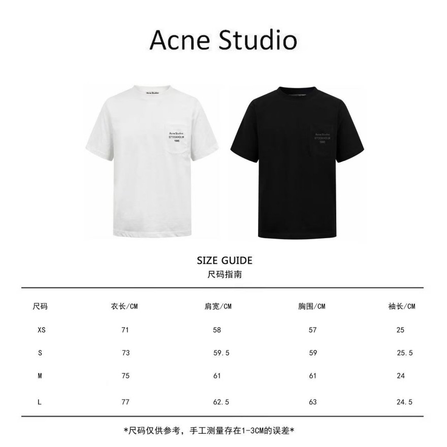 アクネ ストゥディオ ズ  今季トレンド半袖Tシャツ