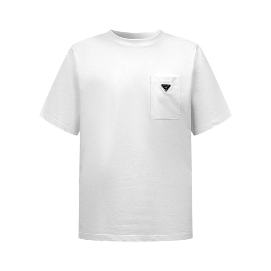 プラダ男女兼用ユニセックス半袖Tシャツ