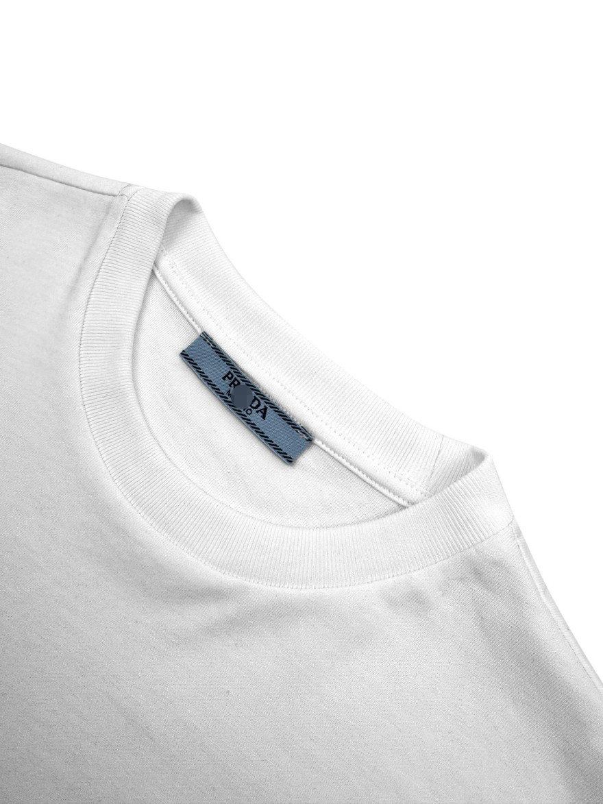 プラダ男女兼用ユニセックス半袖Tシャツ