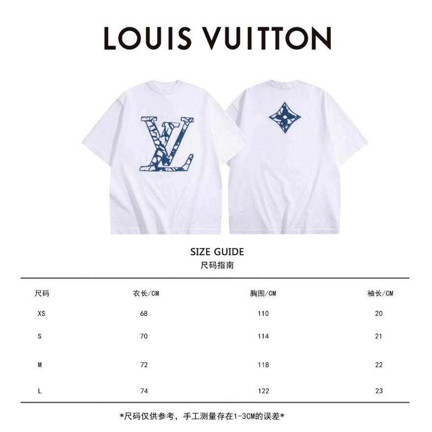 ルイヴィトン 一枚でおしゃれ完成 人気半袖Tシャツ 半袖Tシャツ