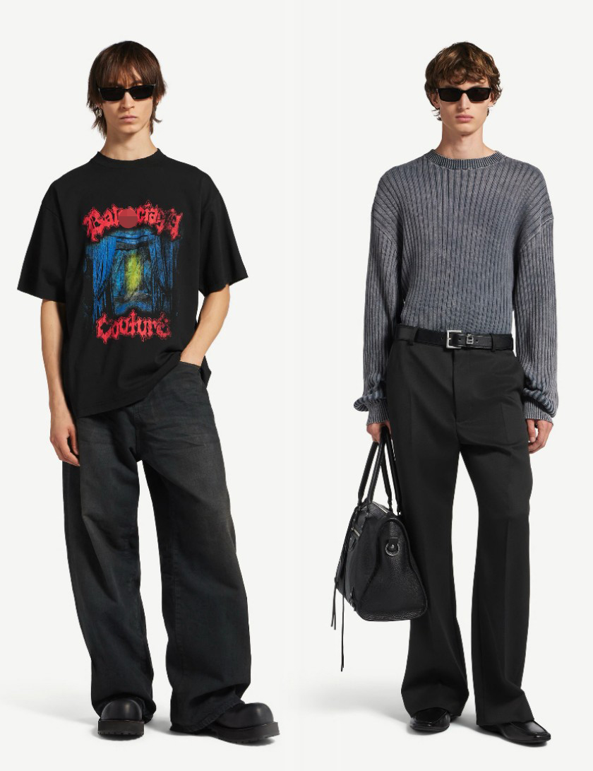 バレンシアガ メンズ レディース 半袖Tシャツ