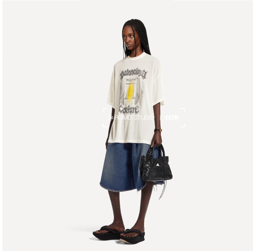 バレンシアガ メンズ レディース 半袖Tシャツ