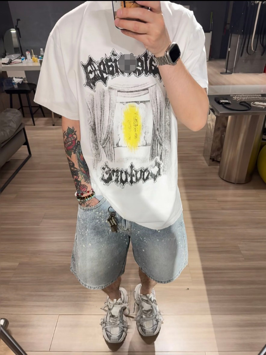 バレンシアガ メンズ レディース 半袖Tシャツ