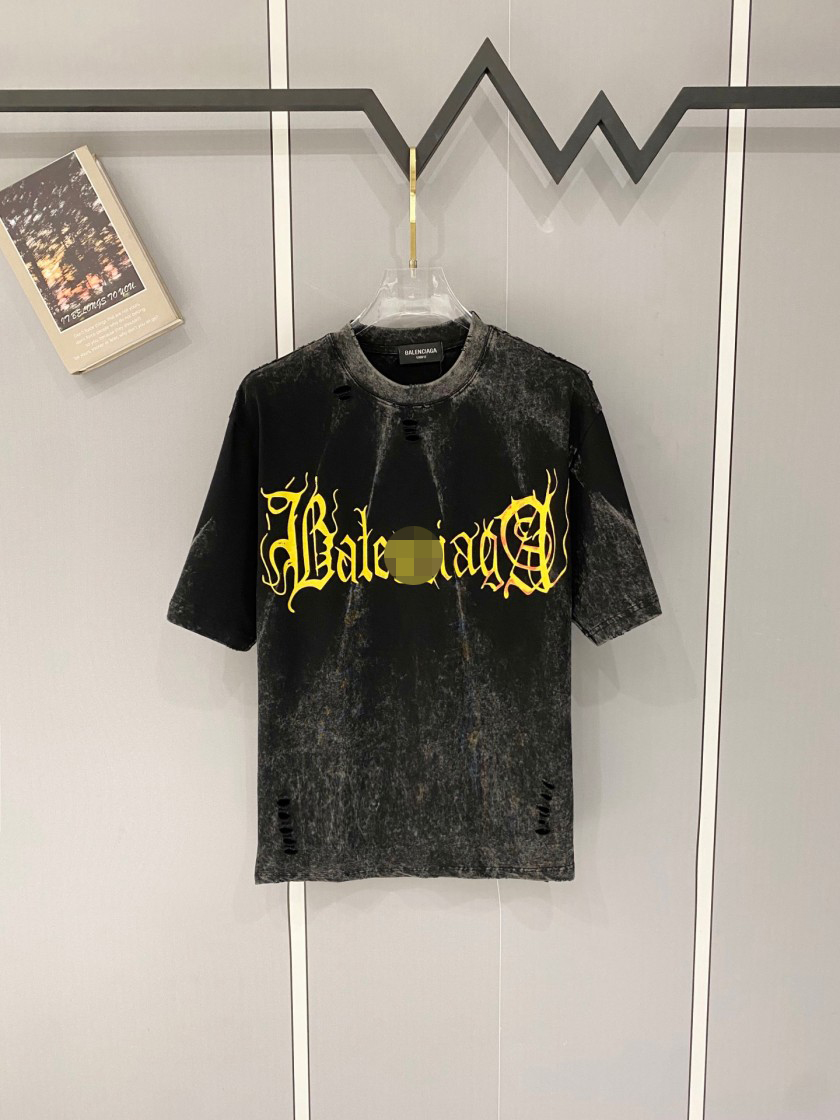 バレンシアガ メンズ レディース 半袖Tシャツ