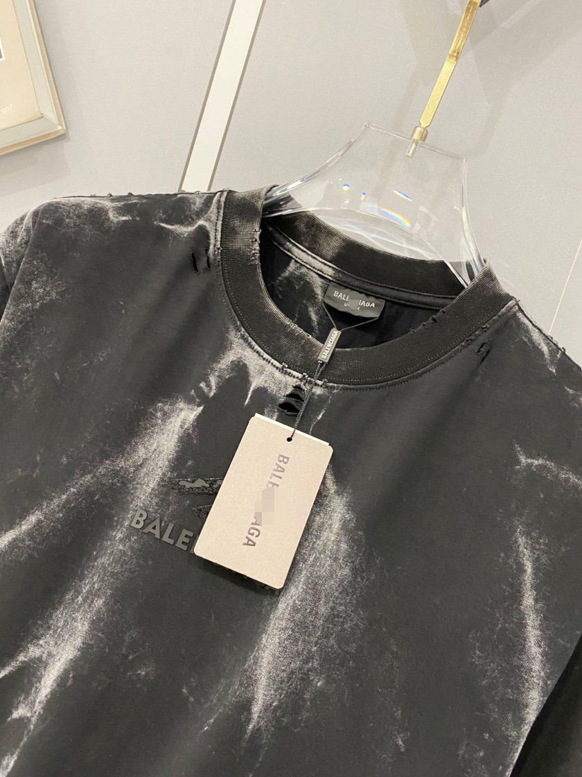 バレンシアガシンプル派におすすめ無地 半袖Tシャツ