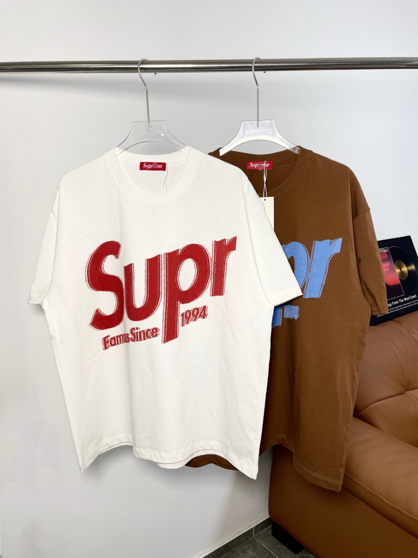 シュプリームメンズ レディース 半袖Tシャツ