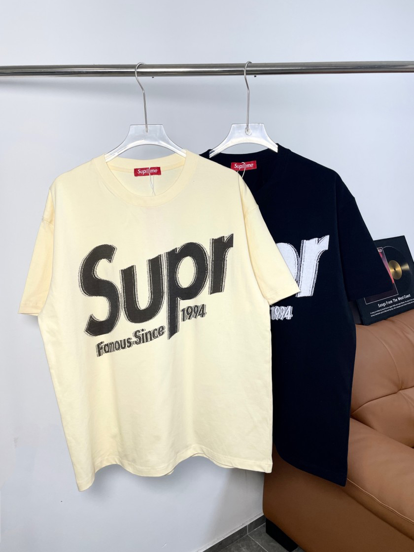 シュプリームメンズ レディース 半袖Tシャツ