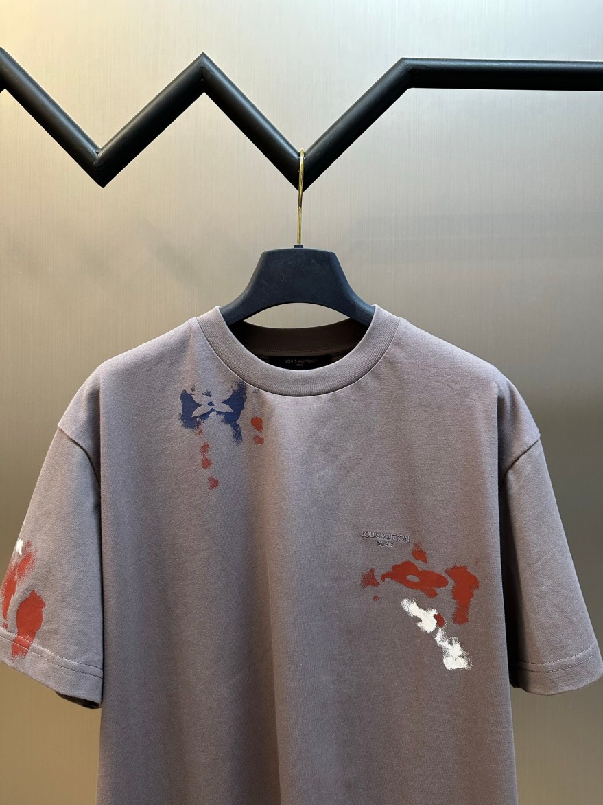 ルイヴィトン 夏ストリートコーデ人気 半袖Tシャツ