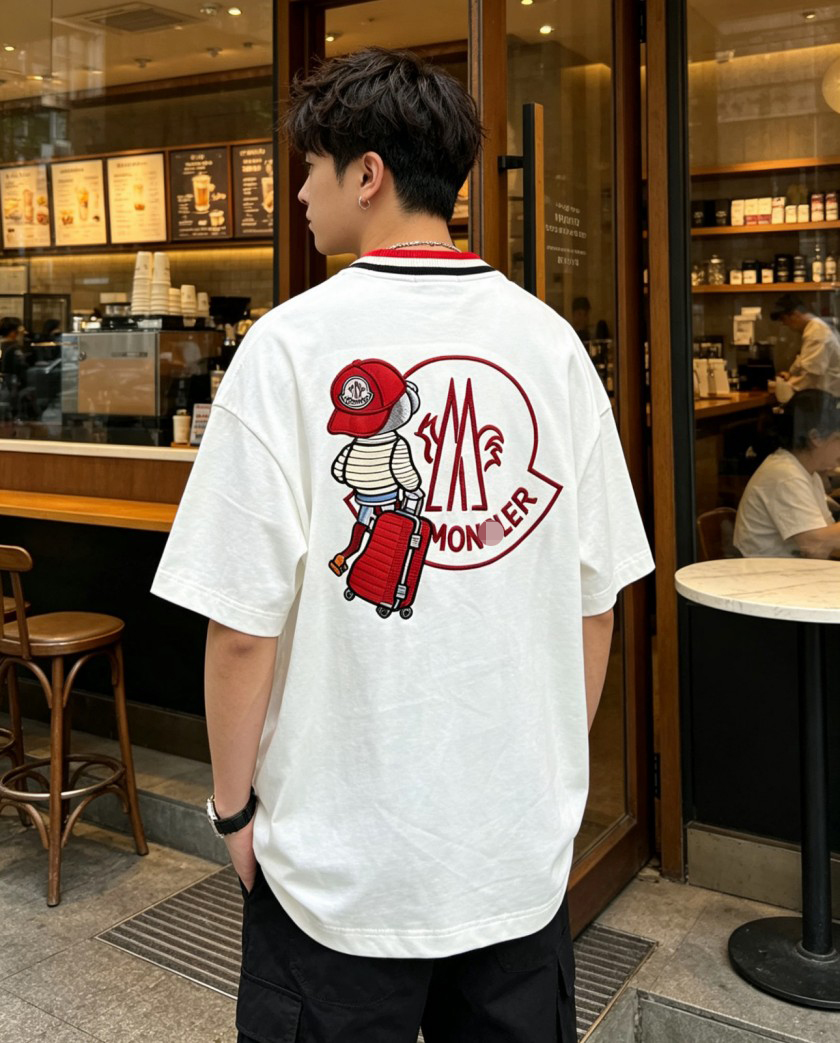 モンクレール メンズ レディース 半袖Tシャツ