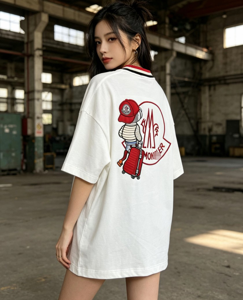 モンクレール メンズ レディース 半袖Tシャツ
