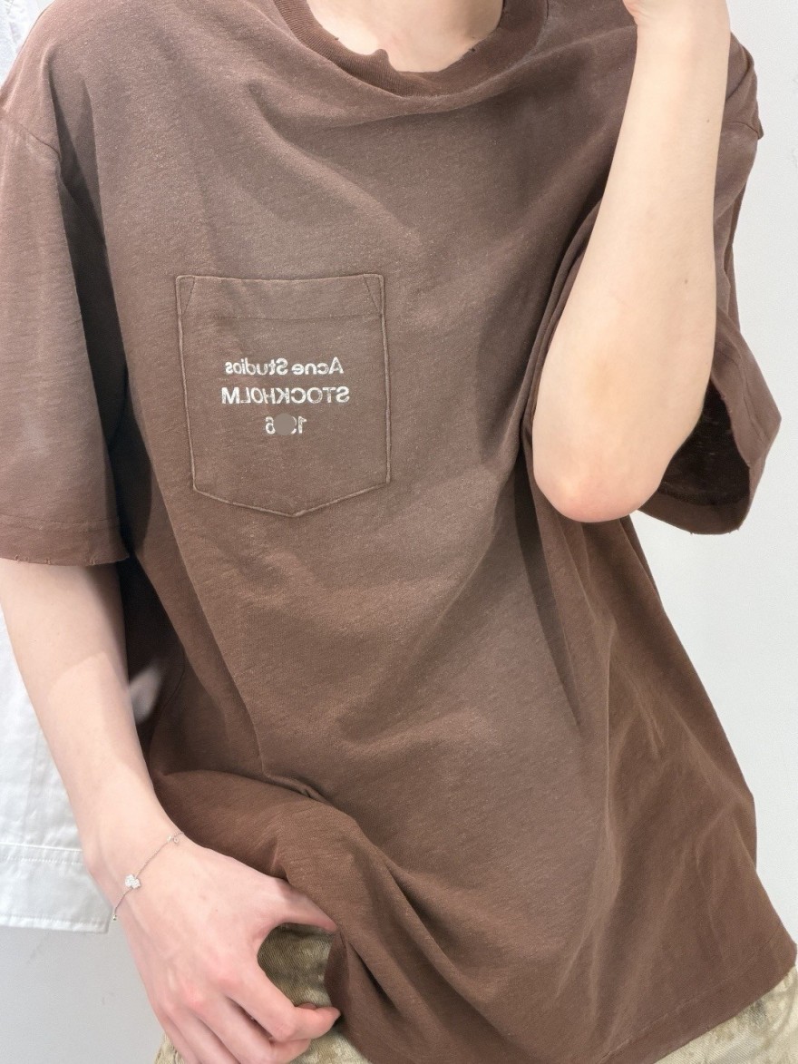 アクネ ストゥディオ ズ  メンズ レディース 半袖Tシャツ