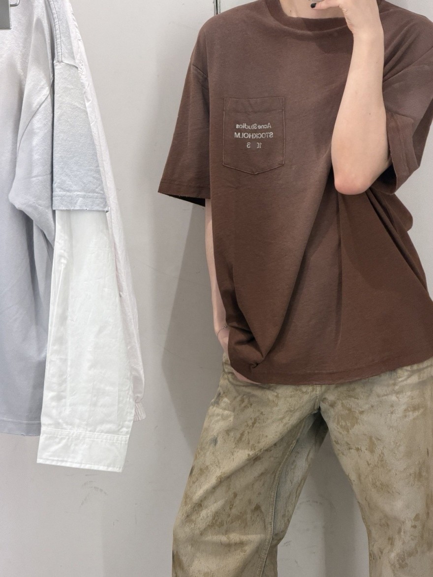 アクネ ストゥディオ ズ  メンズ レディース 半袖Tシャツ