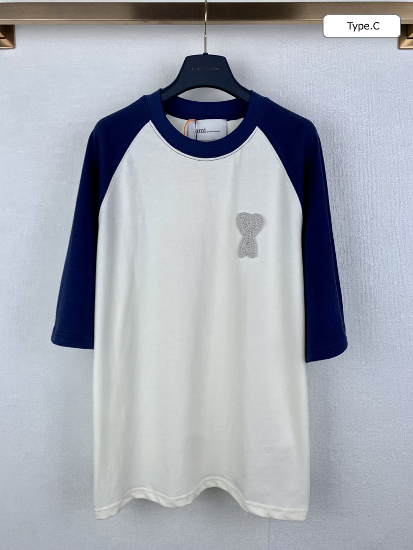 アミ メンズ レディース 半袖Tシャツ