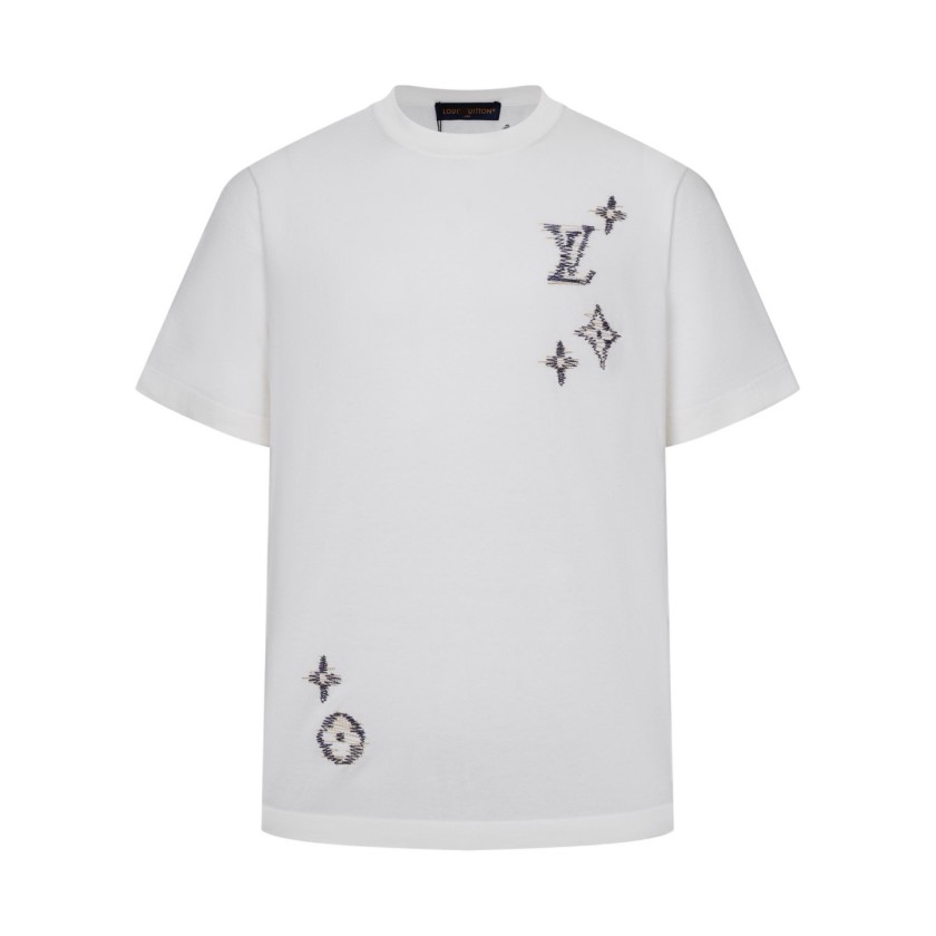 ルイヴィトン メンズ レディース　ニット 半袖Tシャツ