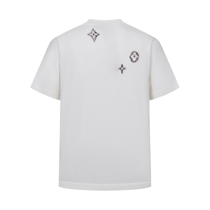 ルイヴィトン メンズ レディース　ニット 半袖Tシャツ