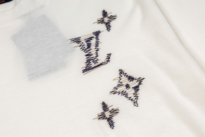ルイヴィトン メンズ レディース　ニット 半袖Tシャツ
