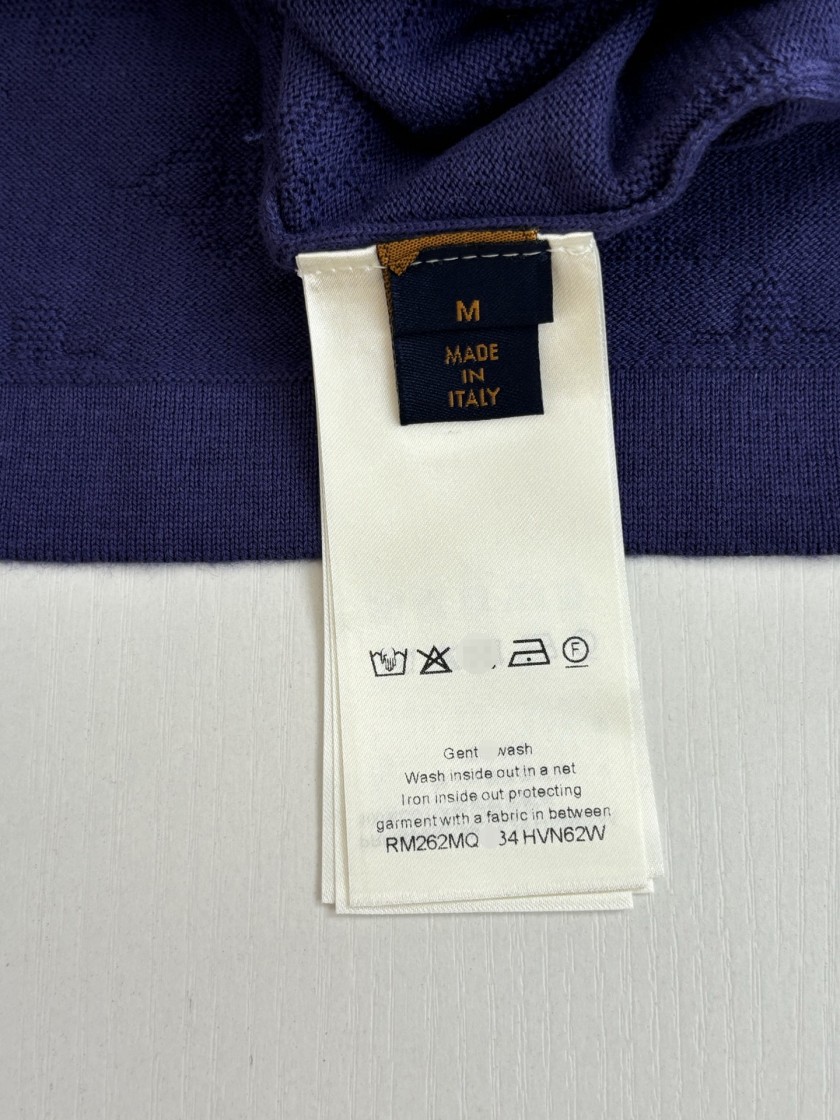 ルイヴィトン メンズ レディース　ニット 半袖Tシャツ