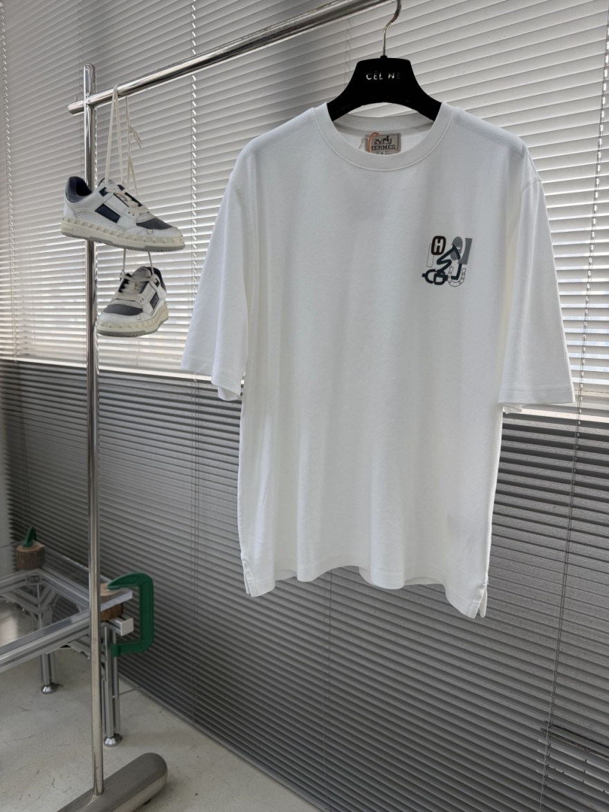 エルメス  メンズ レディース 半袖Tシャツ