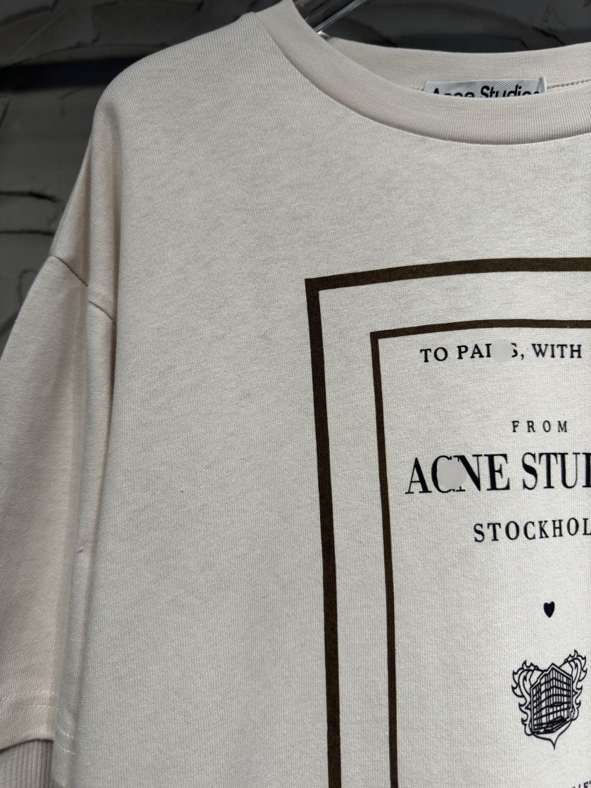 アクネ ストゥディオ ズ  メンズ レディース 長袖 Tシャツ