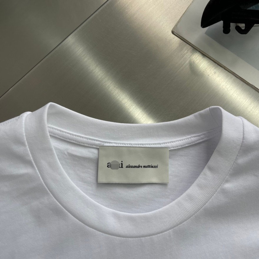 【アミ】メンズ レディース 半袖Tシャツ aat23457